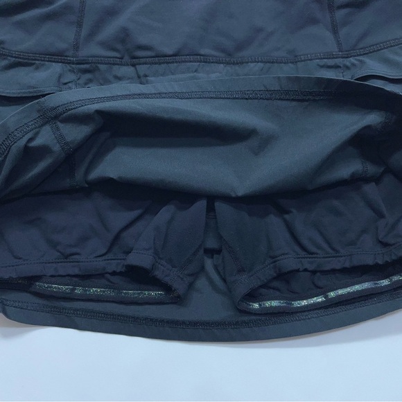 Lululemon Low Rise Skorts Womens Size 6 Black Zip Pocket - Picture 5 of 9